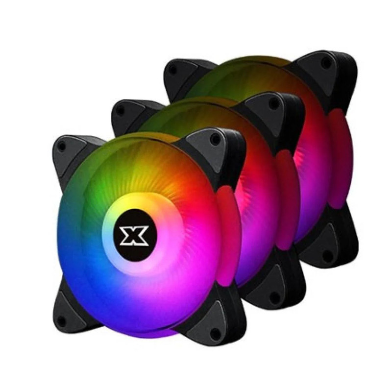 Xigmatek Galaxy III Essential BX120 120mm ARGB 3 Fan Kit - مروحة